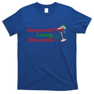 Have Yourself A Merry Little Cocktail Funny Christmas Meme Gift T-Shirt