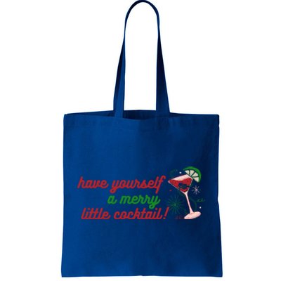 Have Yourself A Merry Little Cocktail Funny Christmas Meme Gift Tote Bag