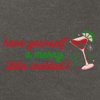 Have Yourself A Merry Little Cocktail Funny Christmas Meme Gift Cotton Canvas Backpack