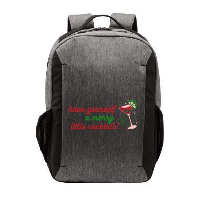 Have Yourself A Merry Little Cocktail Funny Christmas Meme Gift Vector Backpack