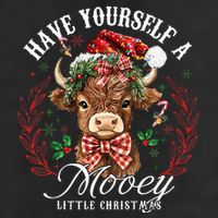 Have Yourself A Mooey Little Christmas Santa Cow Cool Comfort Performance Bucket Hat