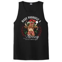 Have Yourself A Mooey Little Christmas Santa Cow PosiCharge Competitor Tank