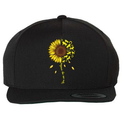 Horse You Are My Sunshine Horse Lover Wool Snapback Cap