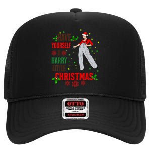 Have Yourself A Harry Little Christmas High Crown Mesh Back Trucker Hat