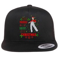 Have Yourself A Harry Little Christmas Flat Bill Trucker Hat