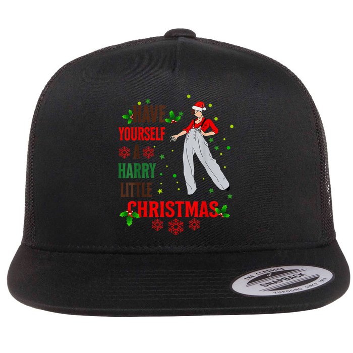 Have Yourself A Harry Little Christmas Flat Bill Trucker Hat