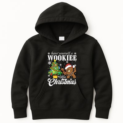 Have Yourself A Wookie Little Christmas Santa Chewbacca Kids Hoodie