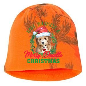 Have Yourself A Merry Doodle Christmas Goldendoodle Dog Love Cool Gift Kati - Camo Knit Beanie