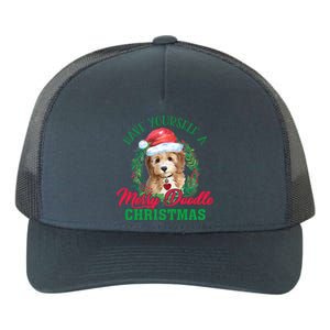 Have Yourself A Merry Doodle Christmas Goldendoodle Dog Love Cool Gift Yupoong Adult 5-Panel Trucker Hat