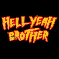 Hell Yeah Brother Funny 80S Wrestling Vegas Pool Party USA-Made Doggie Bandana