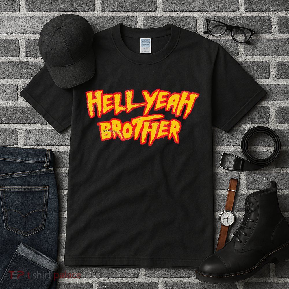 Hell Yeah Brother Funny 80S Wrestling Vegas Pool Party Tall T-Shirt