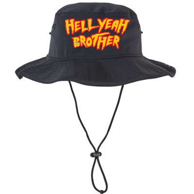 Hell Yeah Brother Funny 80S Wrestling Vegas Pool Party Bucket Hat