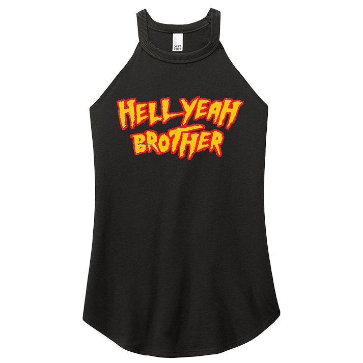 Hell Yeah Brother Funny 80S Wrestling Vegas Pool Party Women's Perfect Tri Rocker Tank
