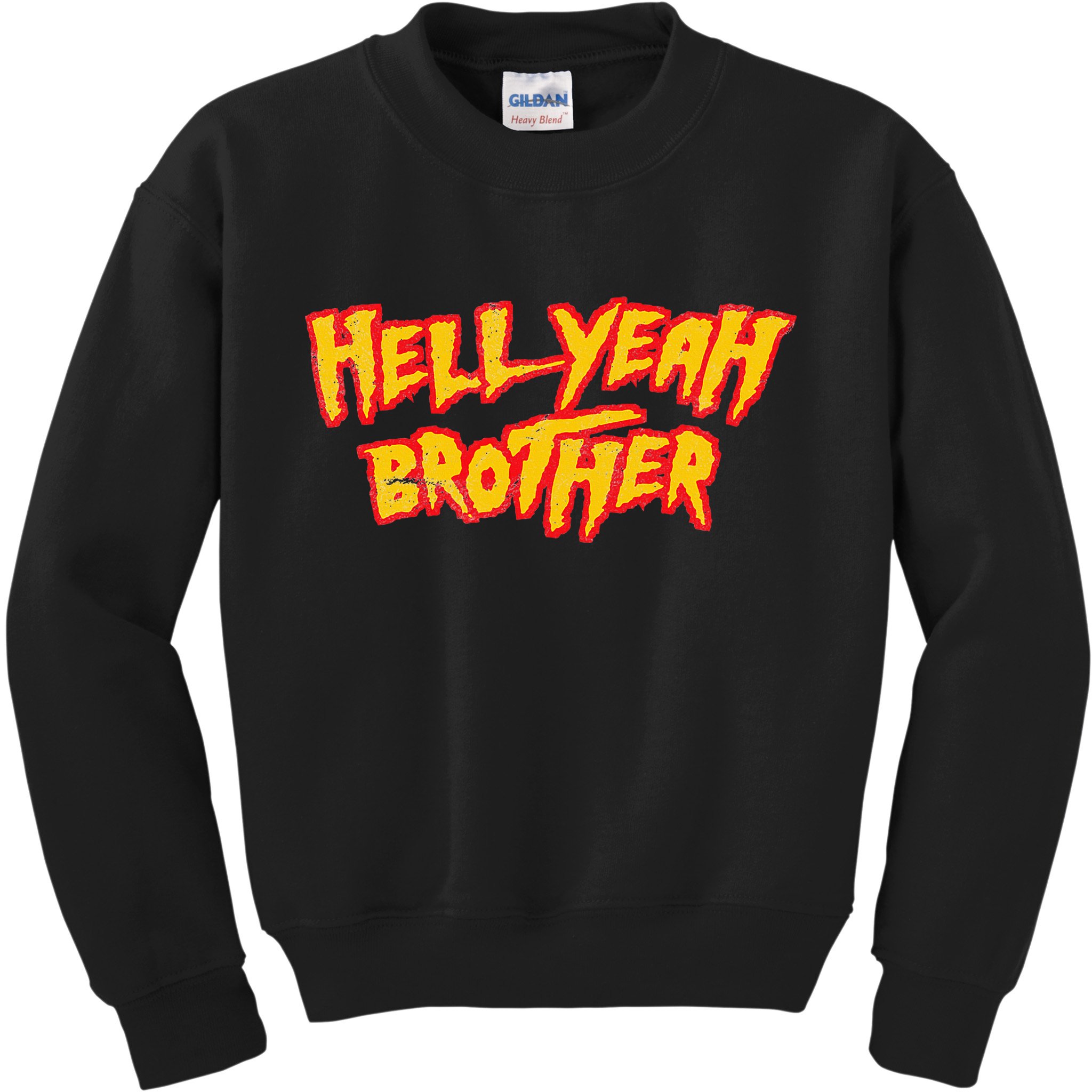 Hell Yeah Brother Funny 80S Wrestling Vegas Pool Party Kids Sweatshirt