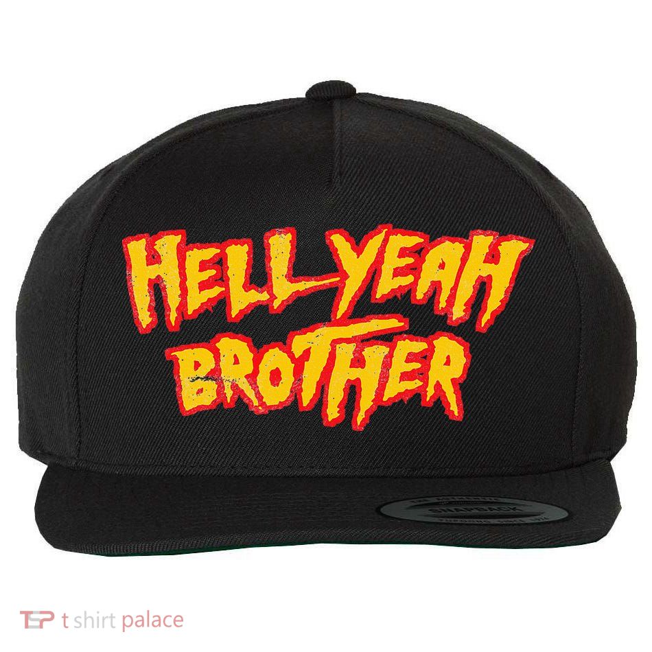Hell Yeah Brother Funny 80S Wrestling Vegas Pool Party Wool Snapback Cap