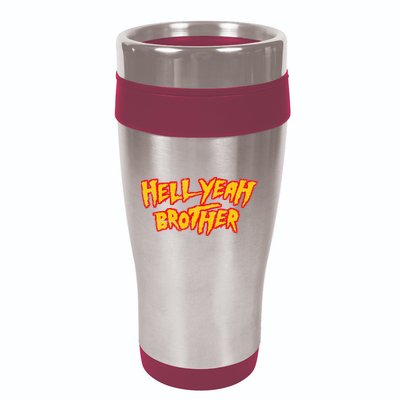 Hell Yeah Brother Funny 80S Wrestling Vegas Pool Party 16oz Travel Tumbler