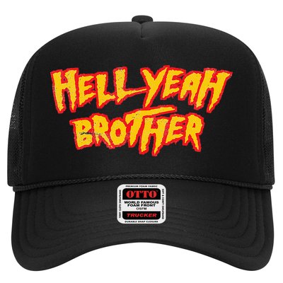 Hell Yeah Brother Funny 80S Wrestling Vegas Pool Hat
