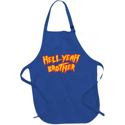 Hell Yeah Brother Funny 80S Wrestling Vegas Pool Apron
