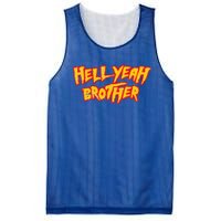 Hell Yeah Brother Funny 80S Wrestling Vegas Pool Mesh Reversible Basketball Jersey Tank