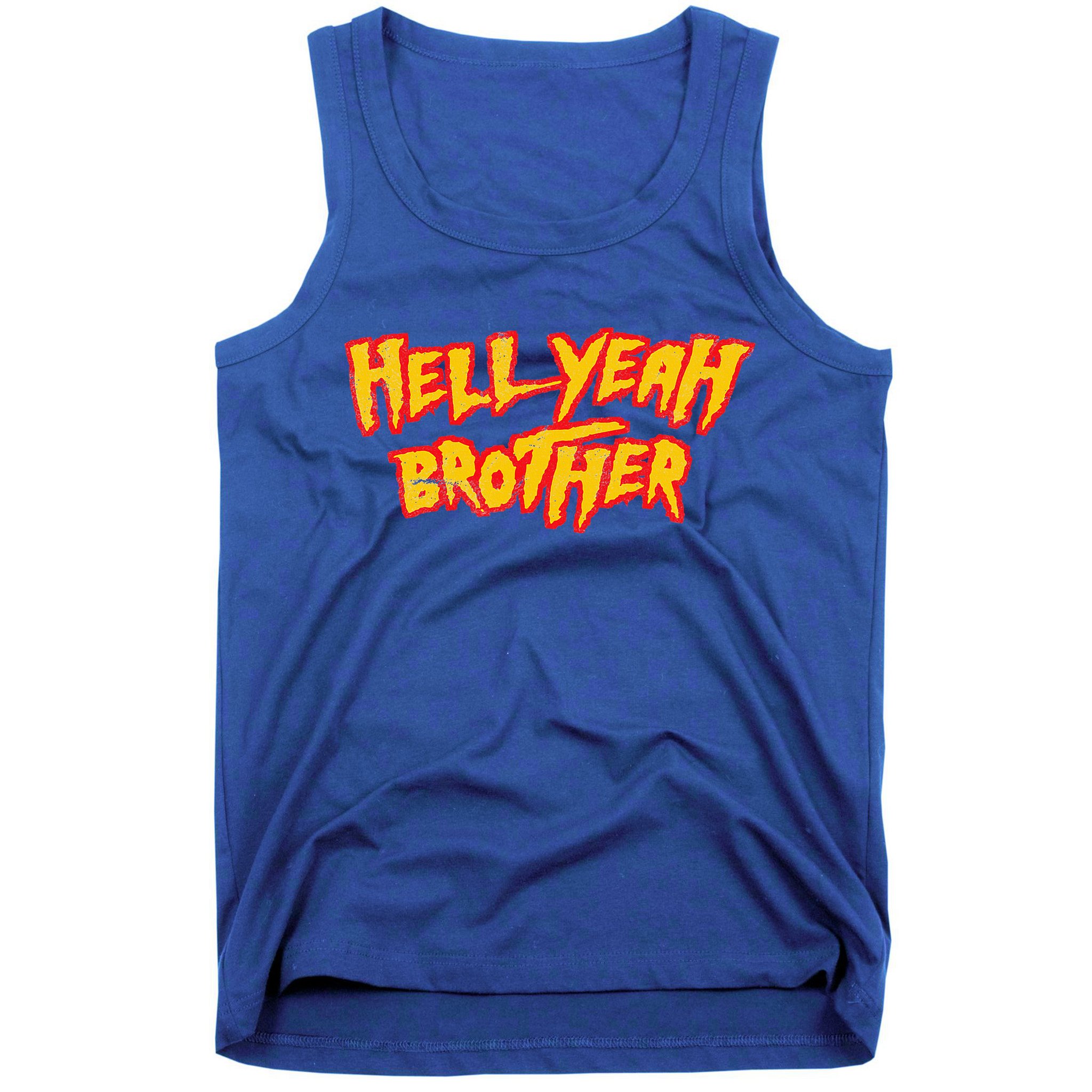 Hell Yeah Brother Funny 80S Wrestling Vegas Pool Tank Top