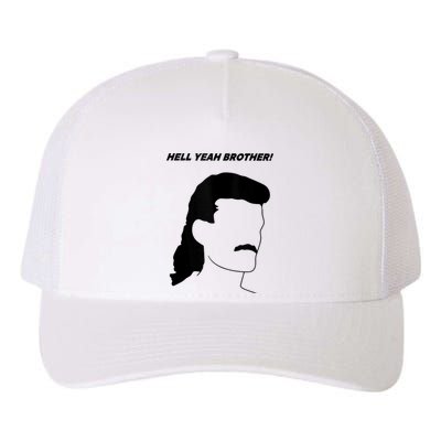 Hell Yeah Brother! Funny Design Yupoong Adult 5-Panel Trucker Hat