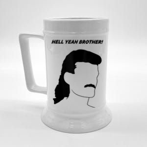 Hell Yeah Brother! Funny Design Beer Stein