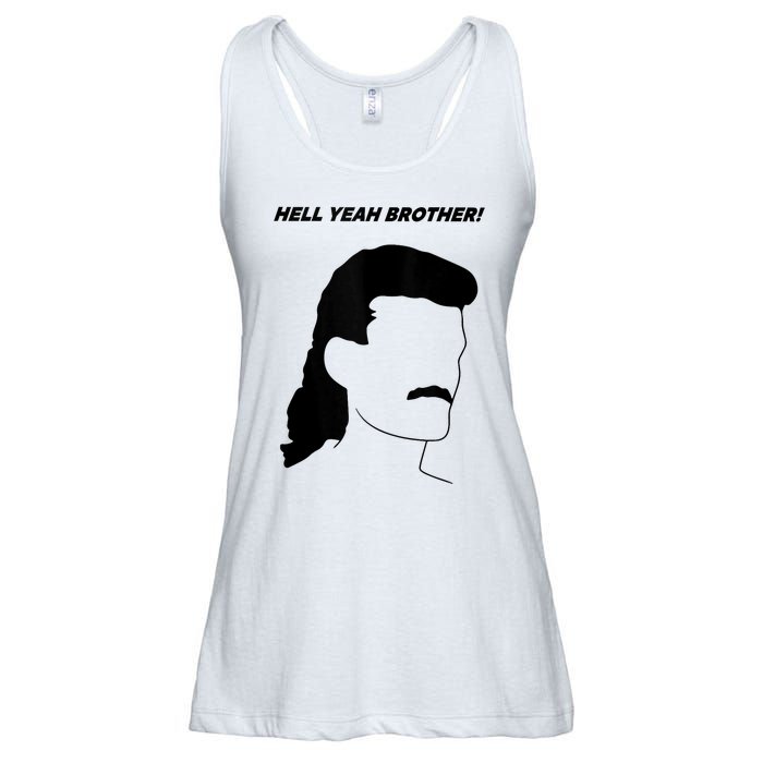 Hell Yeah Brother! Funny Design Ladies Essential Flowy Tank