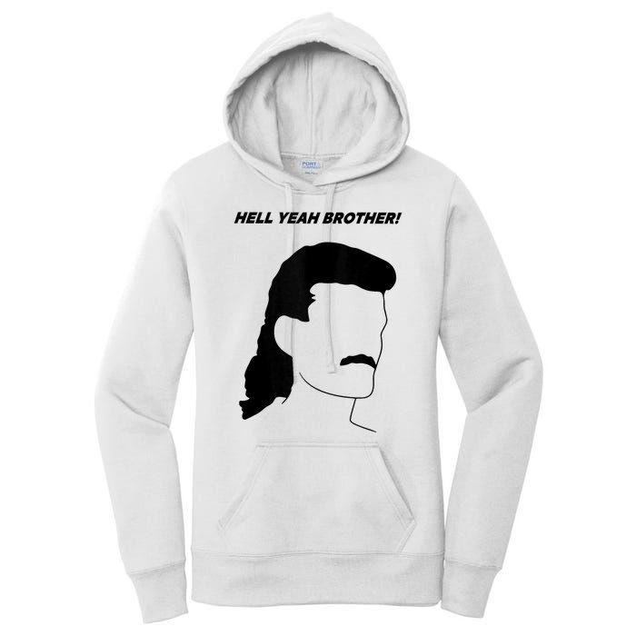 Hell Yeah Brother! Funny Design Women's Pullover Hoodie