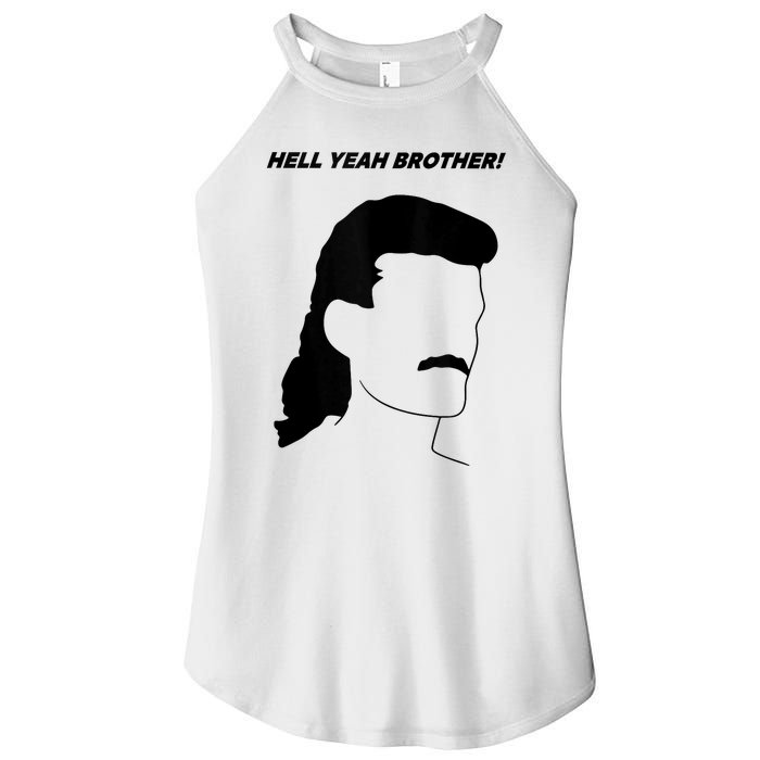 Hell Yeah Brother! Funny Design Women's Perfect Tri Rocker Tank