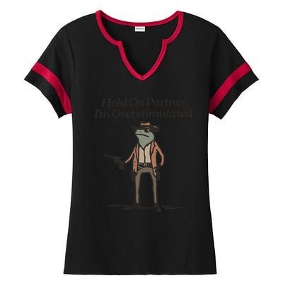 Hell Yeah Brother! Funny Design Ladies Halftime Notch Neck Tee