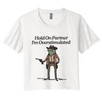 Hell Yeah Brother! Funny Design Women's Crop Top Tee