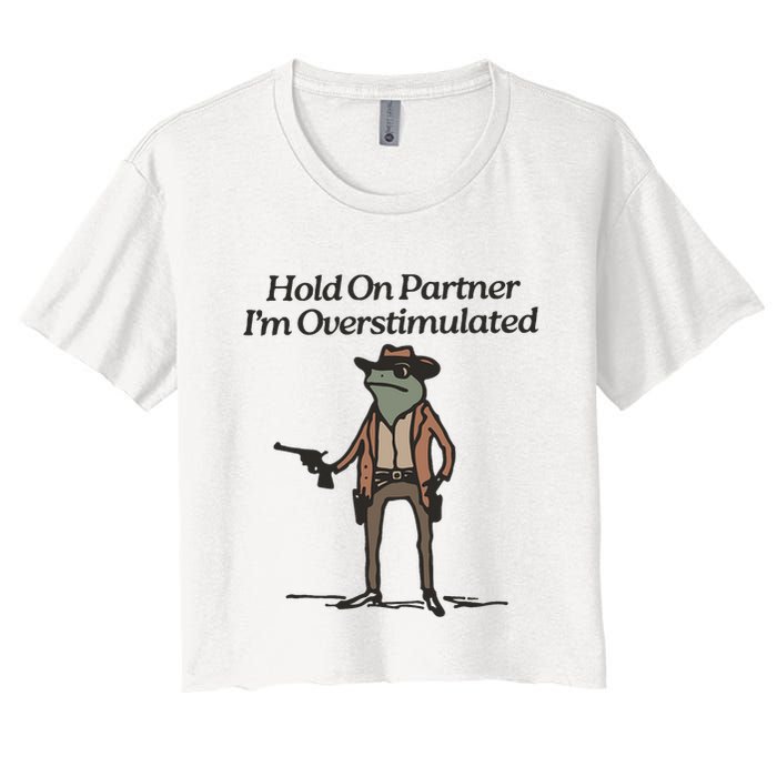 Hell Yeah Brother! Funny Design Women's Crop Top Tee