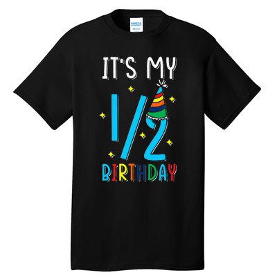 Half Year Birthday Party Design It´s my 12 Birthday Tall T-Shirt