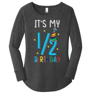 Half Year Birthday Party Design It´s my 12 Birthday Women's Perfect Tri Tunic Long Sleeve Shirt