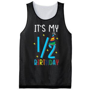 Half Year Birthday Party Design It´s my 12 Birthday Mesh Reversible Basketball Jersey Tank