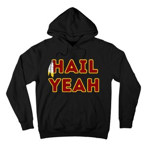 Hail Yeah Burgundy Gold Foot Ball Hoodie