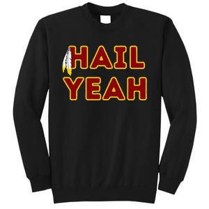 Hail Yeah Burgundy Gold Foot Ball Sweatshirt