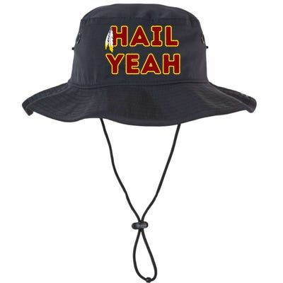 Hail Yeah Burgundy Gold Foot Ball Legacy Cool Fit Booney Bucket Hat