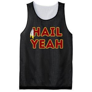 Hail Yeah Burgundy Gold Foot Ball Mesh Reversible Basketball Jersey Tank