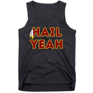 Hail Yeah Burgundy Gold Foot Ball Tank Top