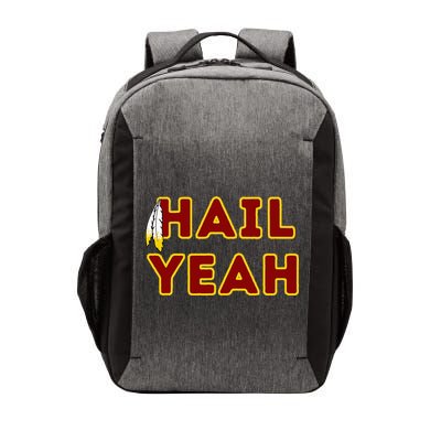 Hail Yeah Burgundy Gold Foot Ball Vector Backpack