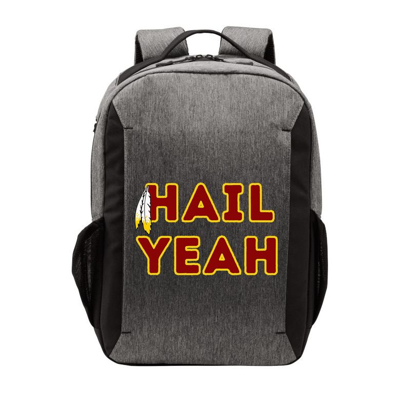 Hail Yeah Burgundy Gold Foot Ball Vector Backpack