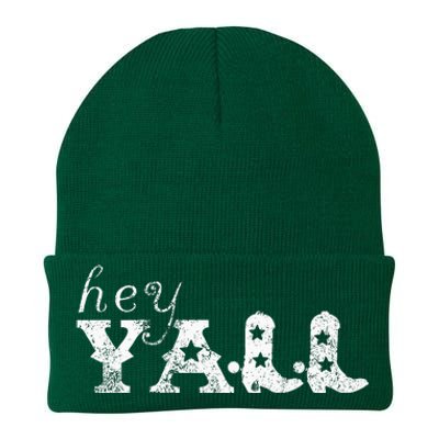 Hey YAll Cowboy Boots Knit Cap Winter Beanie