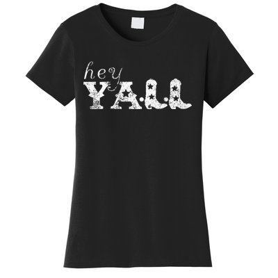 Hey YAll Cowboy Boots Women's T-Shirt