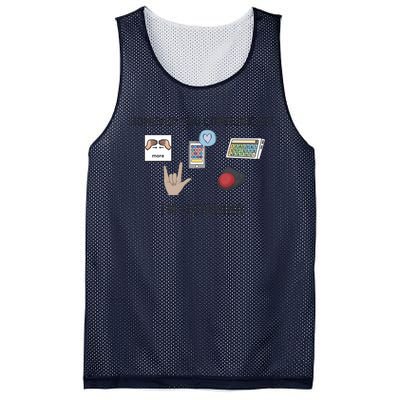 However You Communicate IM Listening Speech Therapist Mesh Reversible Basketball Jersey Tank