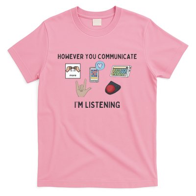 However You Communicate IM Listening Speech Therapist T-Shirt