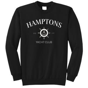 Hamptons Yacht Club Tennis Crewneck Preppy Aesthetic Sweatshirt