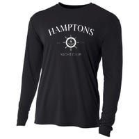 Hamptons Yacht Club Tennis Crewneck Preppy Aesthetic Cooling Performance Long Sleeve Crew