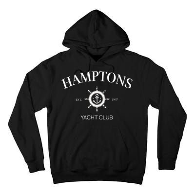 Hamptons Yacht Club Tennis Crewneck Preppy Aesthetic Tall Hoodie