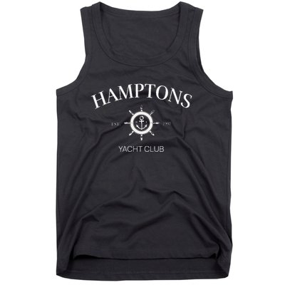 Hamptons Yacht Club Tennis Crewneck Preppy Aesthetic Tank Top